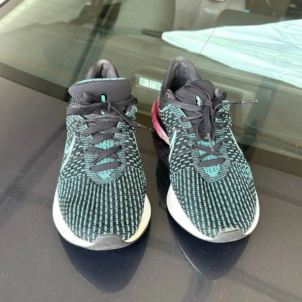 Nike React‎ Infinity Run Flyknit 3 Women's Road Running Athletic Shoes Size 10.5